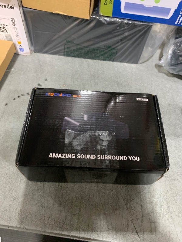 Photo 1 of Bluetooth Mini Amplifier, Stereo (50WX2)/Mono (100W)/Dual Mode (100WX2) Audio Amplifier, AUX and Bluetooth Inputs up to 20m, Bass Amplifier for Passive Loudspeakers/Bass Shakers