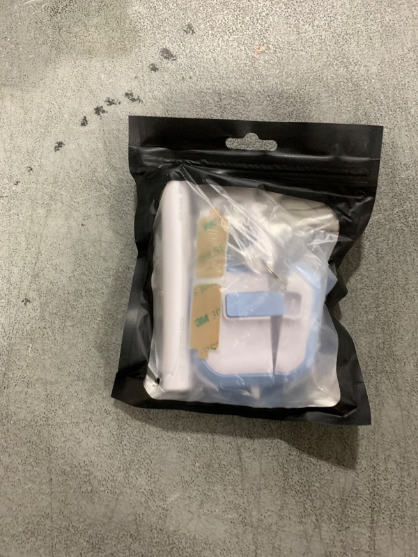 Photo 1 of with Safety Lock for AirPods 4th Generation Case 2024, Unique Cute Kawaii AirPod 4 Case with Cleaning Kit and Keychain for Women Men Girls Kids - Sky Blue