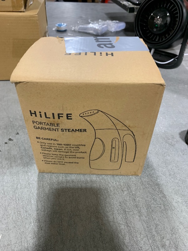 Photo 1 of HiLIFE Steamer for Clothes, Portable Handheld Design, 240ml Big Capacity, 700W, Strong Penetrating Steam, Removes Wrinkle, for Home, Office(ONLY FOR 120V)