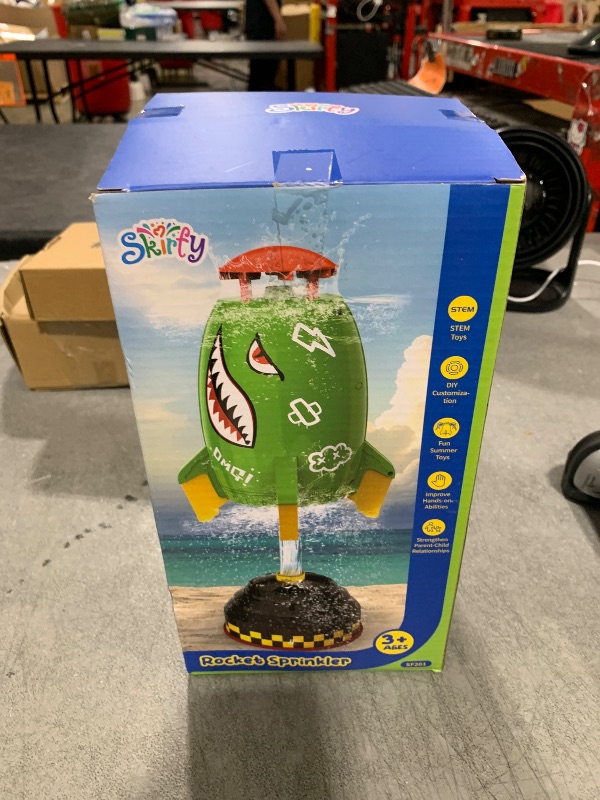 Photo 1 of Skirfy Water Sprinkler for Kids Toys,Summer Water Rocket Launcher for Kids,Outdoor Sprinkler Toy Backyard Lawn Birthday Gift for Girls Boys Age 3 4 5 6 7 8 Year Old