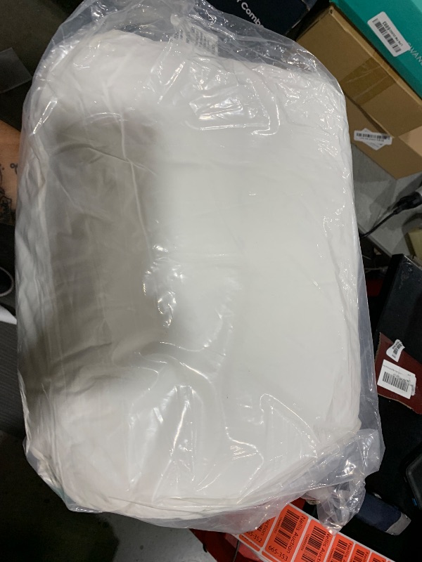 Photo 1 of L LOVSOUL 75% Goose Down Fiber Comforter King Size, 850+ Fill Power Hotel Style Bedding Comforter, 1200TC, Fluffy Ultra Soft All Season White Duvet Insert with 8 Corner Tabs