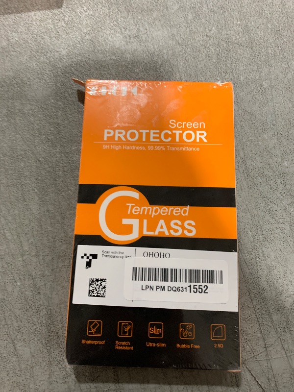 Photo 1 of QHOHQ 3 Pack Screen Protector for iPhone 15 Plus [6.7 Inch] with 3 Pack Camera Lens Protector, Tempered Glass Film, HD Clear, 9H Hardness, No Bubbles, Case Friendly