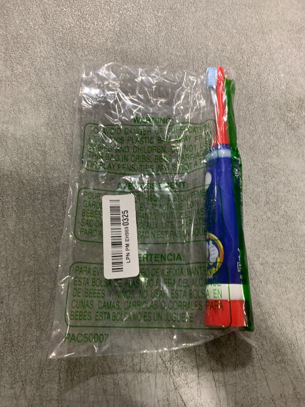 Photo 1 of FIREFLY Play Action Sonic The Hedgehog Toothbrush Kit, Interactive Battery Operated Toothbrush with Lights, Music and Games, Batteries Included, Ages 3+