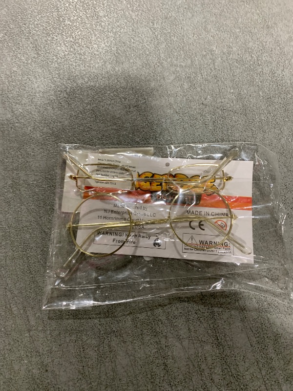 Photo 1 of Tigerdoe Old Man Costume Glasses - 2 Pack - Granny Glasses - Grandpa Glasses - Santa Glasses - Costume Fake Glasses