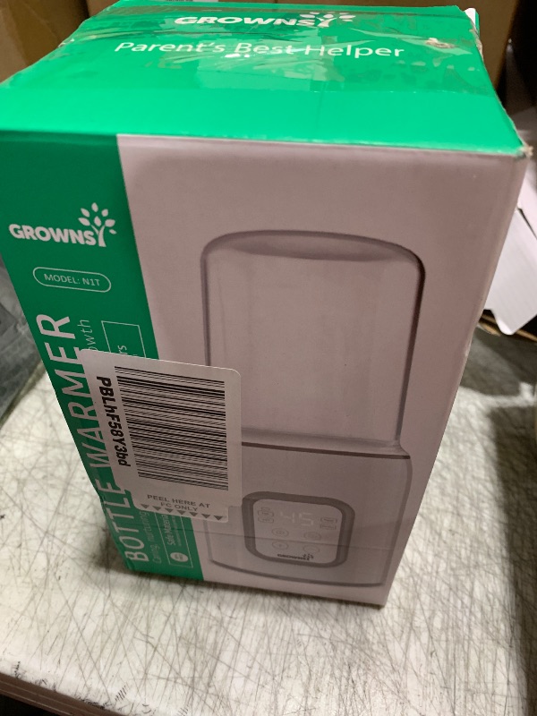 Photo 1 of Bottle Warmer, GROWNSY 8-in-1 Fast Baby Milk Warmer with Timer for Breastmilk or Formula, Accurate Temperature Control, with Defrost, Sterili-zing, Keep, Heat Baby Food Jars Function