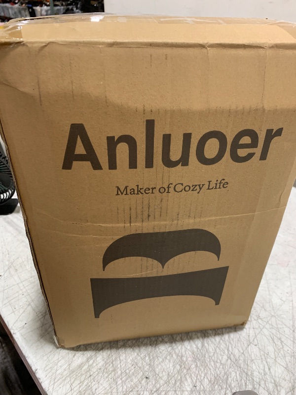 Photo 1 of Anluoer King Comforter Set 7 Piece, Navy Blue Bed in a Bag with Sheets, All Season Ruffle Shabby Chic Bedding Sets with Comforter, Pillow Shams, Pillowcases, Flat Sheet, Fitted Sheet