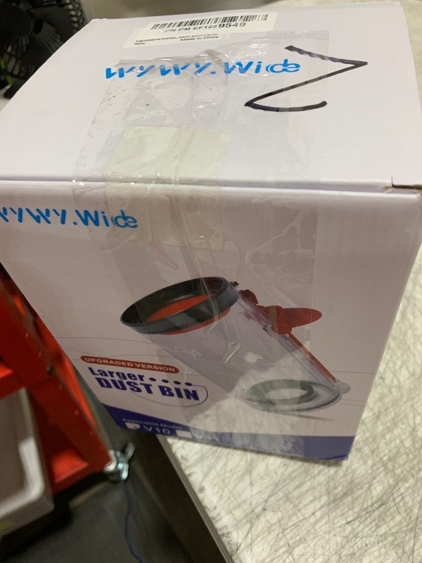 Photo 1 of WYWY.Wide Upgraded Dust Bin Compatible with Dyson V10 Vacuum Cleaner Canister, Large Bin Replacement Compatible with Dyson V10 Bin Part No. 969509-01