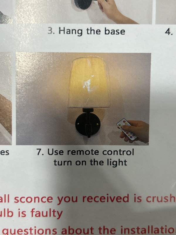 Photo 1 of WALL LIGHT 