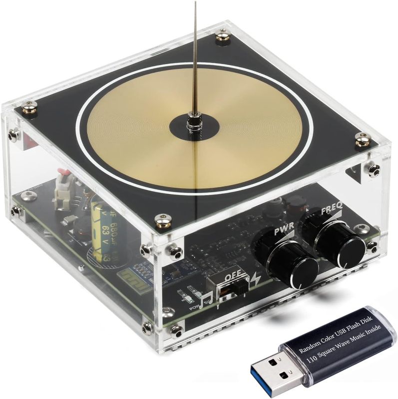 Photo 1 of Joytech Bluetooth Music Tesla Coil Arc Plasma Loudspeaker Wireless Transmission Experiment Desktop Toy Model SSTC SS02