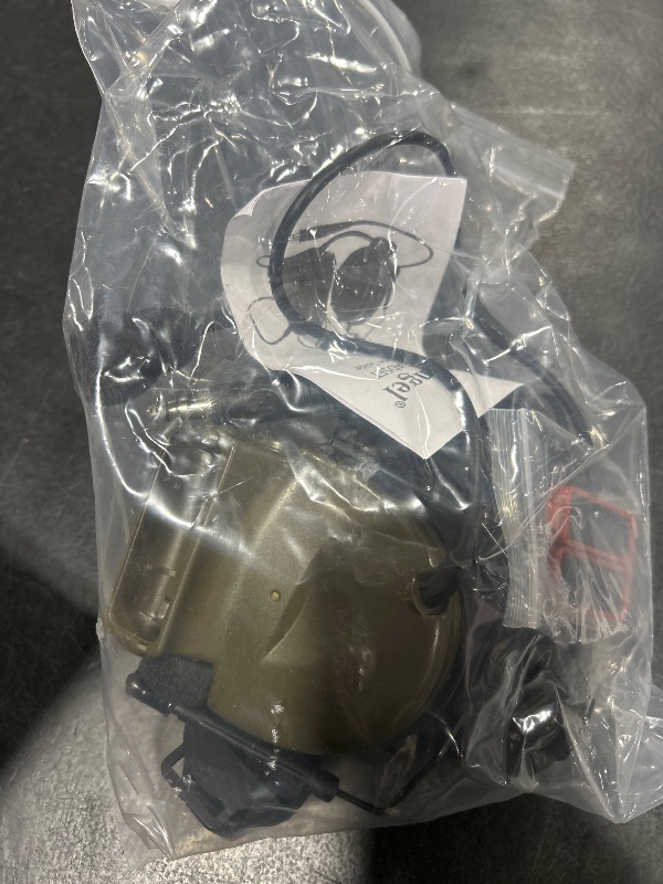 Photo 1 of Hearangel Tactical Headset with ARC Rail Adapter Hearing Protection with Gel Ear Pads for Airsoft Sports (Army Green)