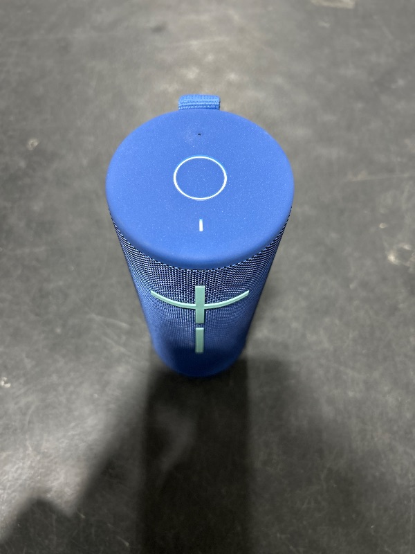 Photo 1 of Ultimate Ears Boom 4 Portable Waterproof Bluetooth Speaker with 360-Degree Immersive Sound, Outdoor Floating Speaker, 15-Hour Battery, 147ft Range - Blue