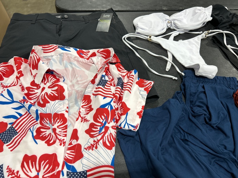 Photo 1 of CLOTHES/ BATHING SUITS BAG LOT 