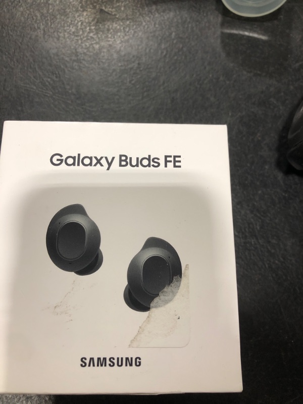 Photo 1 of Samsung Galaxy Buds FE True Wireless Bluetooth Earbuds, Comfort and Secure in Ear Fit, Auto Switch Audio, Touch Control, Built-in Voice Assistant, Graphite [US Version, 1Yr Manufacturer Warranty]