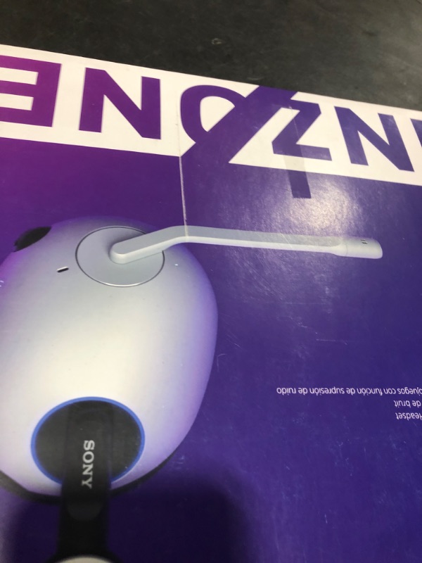 Photo 1 of Sony INZONE H9 Gaming Headset, Wireless Noise Canceling Bluetooth Headset With Microphone, 360 Spatial Sound, For PC and PS5 (WH-G900N), White