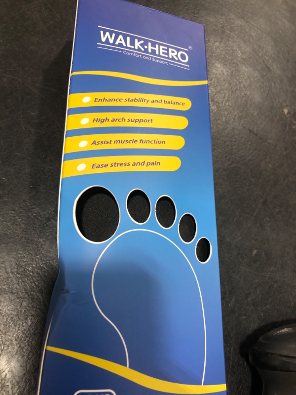 Photo 1 of Plantar Fasciitis Relief - Arch Support Insoles for Men Women, Shoe Inserts for Flat Feet, Orthotic Shoe Insoles All-Day Energy and Comfort with Every Step (Mens 12-12 1/2 | Womens 14-14 1/2)