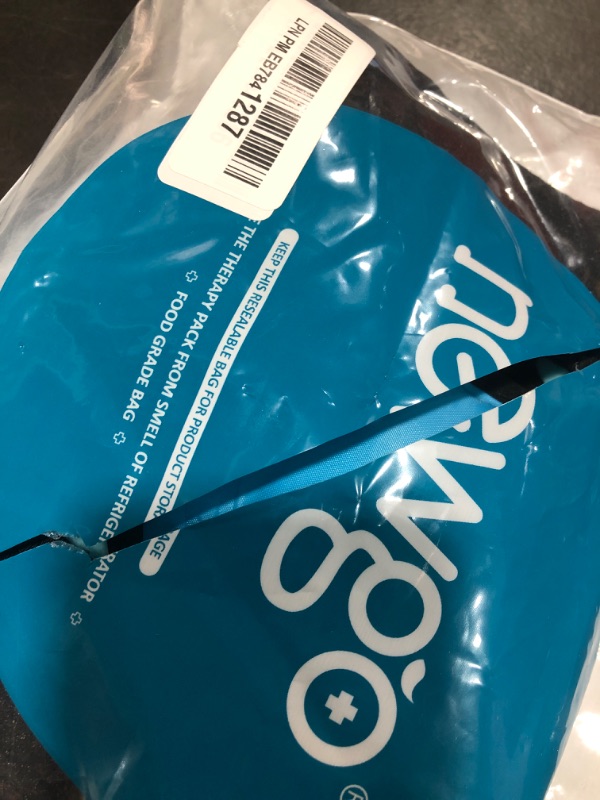 Photo 1 of NEWGO Ice Pack for Knee Replacement Surgery, Reusable Gel Cold Pack Wrap Around Entire Knee Ice Pack Wrap for Injuries, Pain Relief, Meniscus Tear, ACL, Swelling - Light Blue
