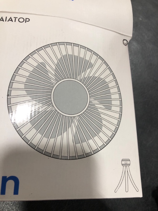 Photo 1 of Gaiatop Mini Portable Stroller Fan, Battery Operated Small Clip on, Detachable 3 Speed Rechargeable, 360° Rotate Flexible Tripod Better Cooling for Car Seat Crib Treadmill Travel Black