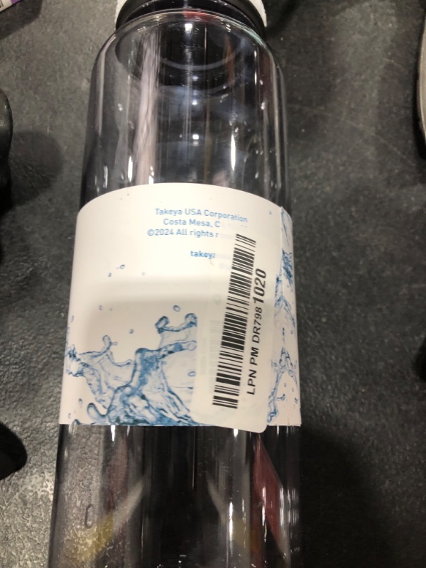 Photo 1 of Takeya 885395502847 Tritan Bottle, Spout Lid Clear 40oz