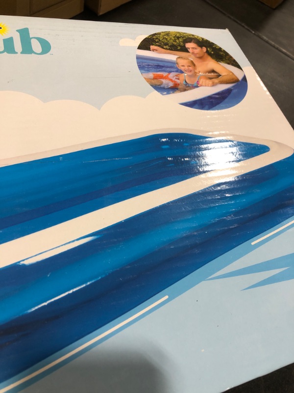 Photo 1 of CHICLIST Inflatable Swimming Pool 120" X72" X20" Family Swim Center for Kids Full-Sized Lounge Pool for Kids Adults Easy Set for Backyard Summer Water Party Outdoor Kiddie Pools