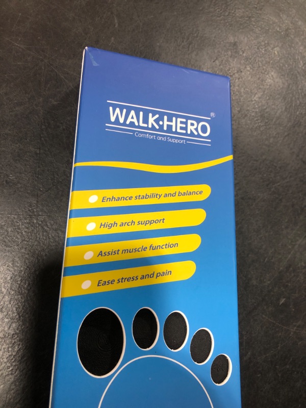 Photo 1 of Inserts Relieve Plantar Fasciitis - Flat Feet Insoles Arch Supports, Orthotic Insoles for Foot Pain Arch Pain Reduce Muscle Fatigue Absorb Shock (Mens 4-4 1/2 | Womens 6-6 1/2)