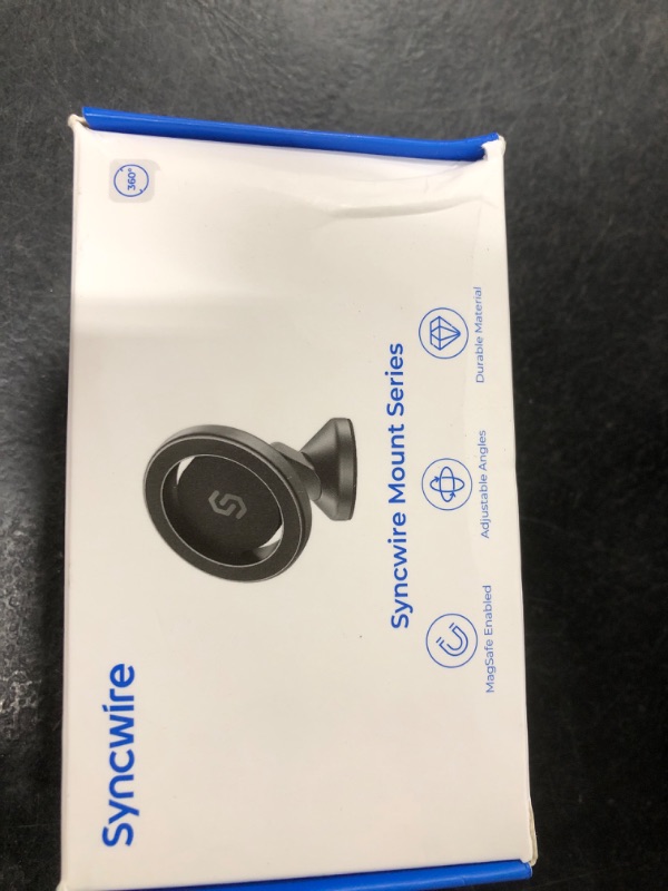 Photo 1 of SYNCWIRE for MagSafe Car Mount - 360 Rotation Magnetic Phone Holder for Car Dashboard, Strong Magnets Car Phone Holder Mount Compatible iPhone 16 Pro Max 15 14 13 12,Samsung - MagSafe Car Accessories