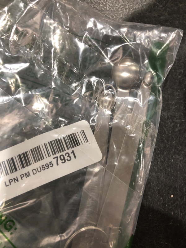 Photo 1 of BERYLER 1Pack Mini Measuring Spoons Set, Heavy Duty Stainless Steel Teaspoon for Cooking and Baking, Suitable for Small Amount of Dry or Liquid Ingredients and Spices