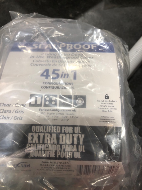 Photo 1 of Sealproof 2-Gang Extra Deep in Use Outdoor Outlet Cover | Weatherproof, Lockable, UL Extra Duty Compliant, 45 Configurations