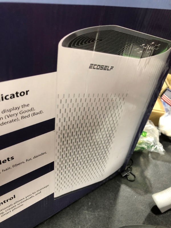 Photo 1 of Powerful Air Purifiers for Home Large Room Up to 1400 Ft² with Air Quality Monitor 20dB Sleep Mode, Air Purifier for Bedroom Office Living Room for Pets, Dust Smoke PoIIen Dander Smell HAP602