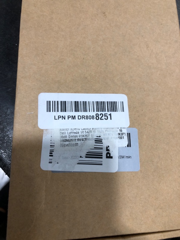 Photo 1 of ASODI RJ40G 63Wh Laptop Battery Compatible with Dell Latitude 15 5520 14 5420 Precision 15 3560 Series M033W P104F P104F001 WY9DX P137G P137G001 01K2CF 0WK3F1 075X16 005R42 4-Cell 15.2V 3941mAh