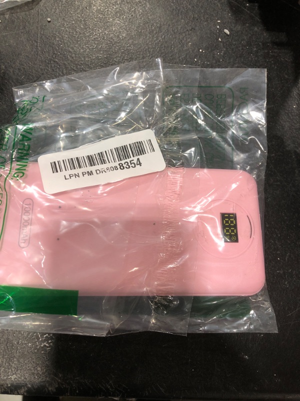 Photo 1 of Dbasne Portable Charger, 22.5W Slim Power Bank 10000mAh USB C in & Out, PD QC4.0 LED Display Battery Pack, Power Bank Fast Charging Compatible with iPhone 16 15 14 13 Pro Max iPad Google etc Pink