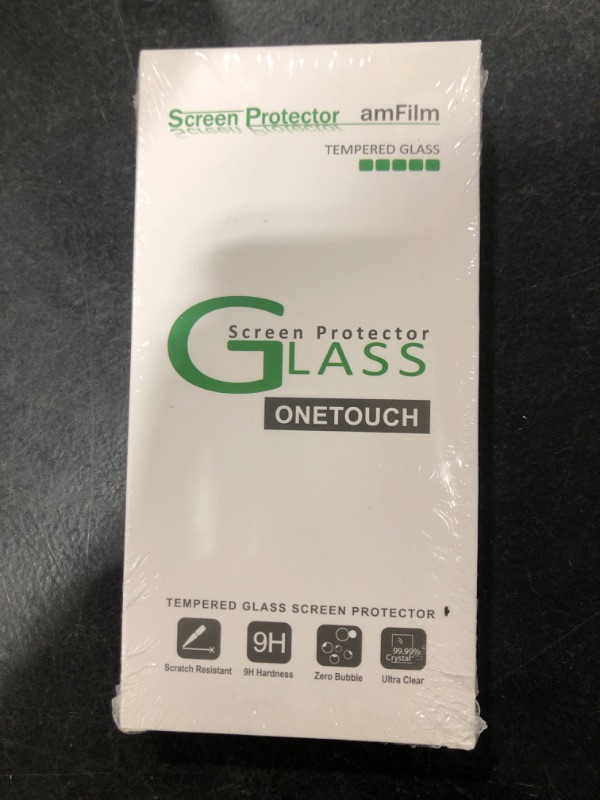 Photo 1 of amFilm Auto-Alignment OneTouch for iPhone 16 Pro [6.3''] Screen Protector + Camera Lens Protector, Tempered Glass, 30 seconds Installation, Bubble Free, Case Friendly, Anti-Scratch [2+2 Pack]