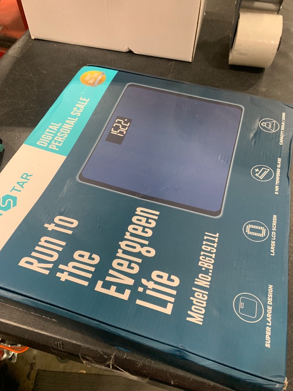 Photo 1 of 550lb Bathroom Digital Scale for Body Weight with Ultra-Wide Platform and Large LCD Display, Accurate High Precision Scale with Extra-High Capacity