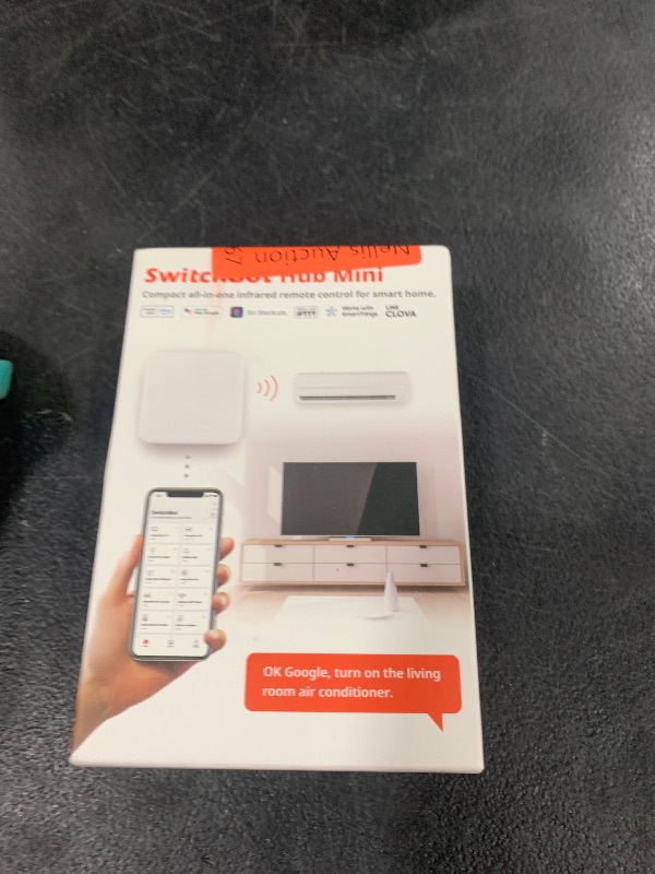 Photo 1 of SwitchBot Hub Mini Smart Remote - IR Blaster, Link SwitchBot to Wi-Fi (Support 2.4GHz), Control TV, Air Conditioner, Compatible with Alexa, Google Home, IFTTT