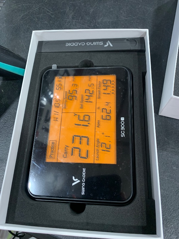 Photo 1 of Voice Caddie SC300i Portable Golf Launch Monitor and Swing Analyzer with Real-Time Shot Data Tracking | Ideal Golf Swing Trainer/Training Equipment for Indoor & Outdoor | Up to 20 Hours Battery Life