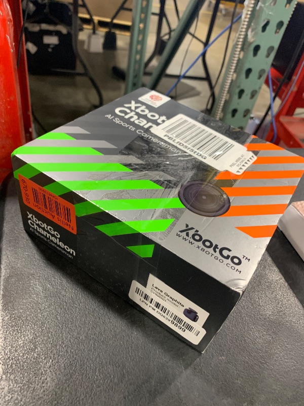 Photo 1 of XbotGo Chameleon AI Auto Sports Action Camera - 4K 60FPS Soccer Camera and Basketball Tracking Camera for Team Sports, Live Streaming, No Subscription, Works with iOS & Android (Lava Graphite)