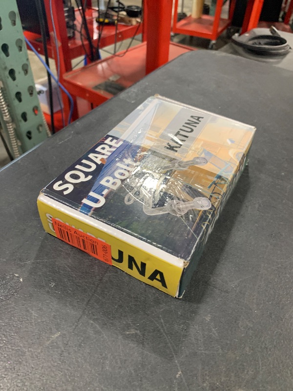 Photo 1 of KATUNA Stainless Steel Square U Bolt Kit for Boat Trailer Axle Leaf Springs, for 2x2 Axle - 5 1/4" Long,2 inch Wide Square U-Bolts with Nuts and Frame Plate for Trailer Automobiles Trailer