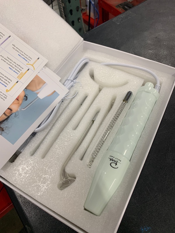 Photo 1 of NuDerma Professional Skin Therapy Wand - Portable Skin Therapy Machine with 6 Neon & Argon Wands – Boost Your Skin – Clear Firm & Tighten