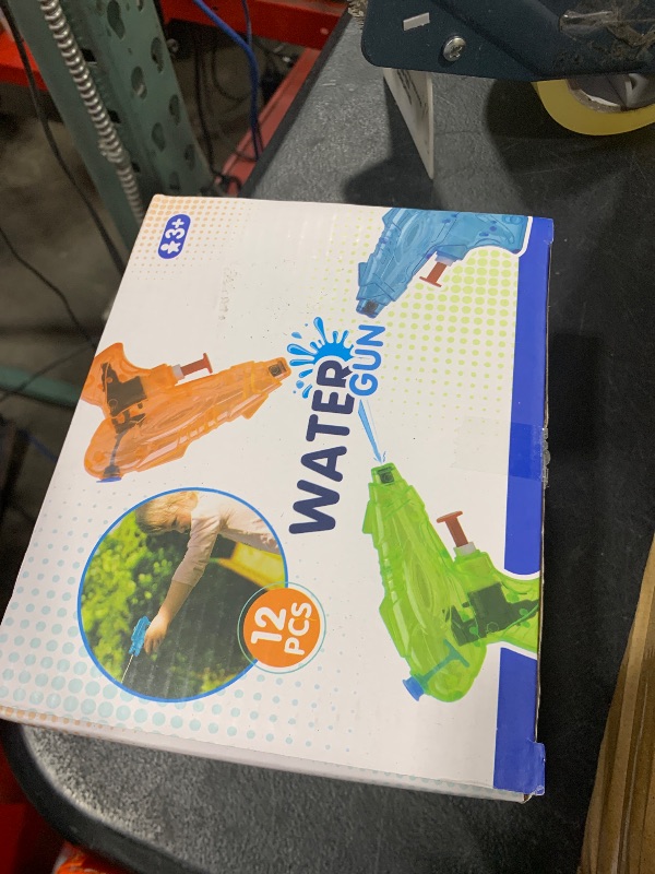 Photo 1 of 12 Packs Water Gun for Kids Squirt Toys Outdoor Beach Swimming Pool Game Summer Party Favor