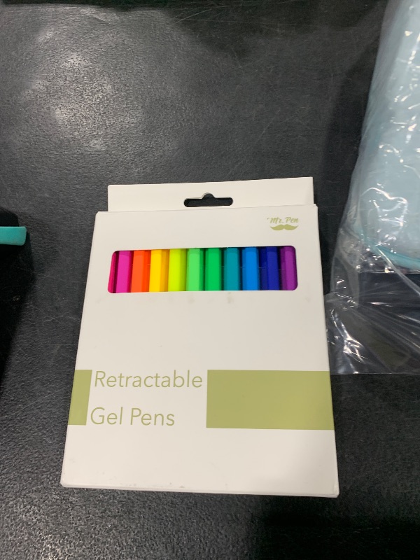 Photo 1 of Mr. Pen- Retractable Gel Pens, 12 Pack, Bright Color Ink Gel Pens, Gel Pens Fine Point 0.7mm, Retractable Pens, Cute Pens, Gel Ink Pens, Aesthetic Pens for Journaling Fine Tip Pens