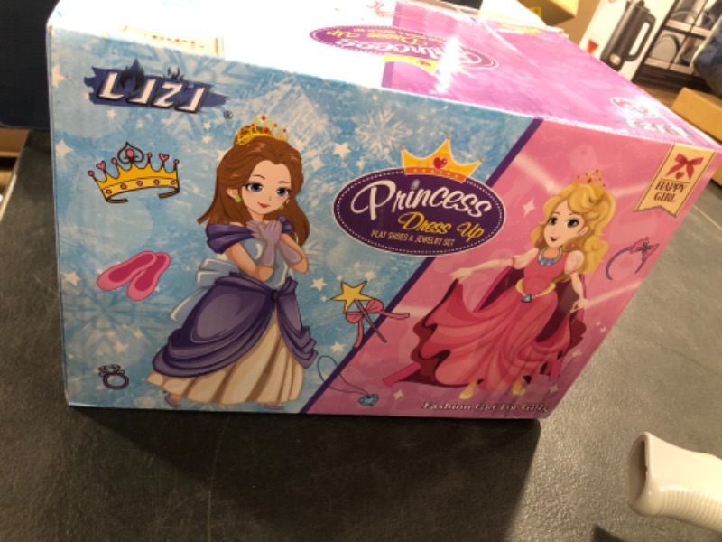 Photo 1 of Princess Dress Up for Girls, Toddler Toys for Ages 3-8, 3 PCS Light Up Toddler Dress Up Clothes with Accessories, Kids Toys for 3 4 5 6 7 8 years Girl Christmas Halloween Birthday Gift