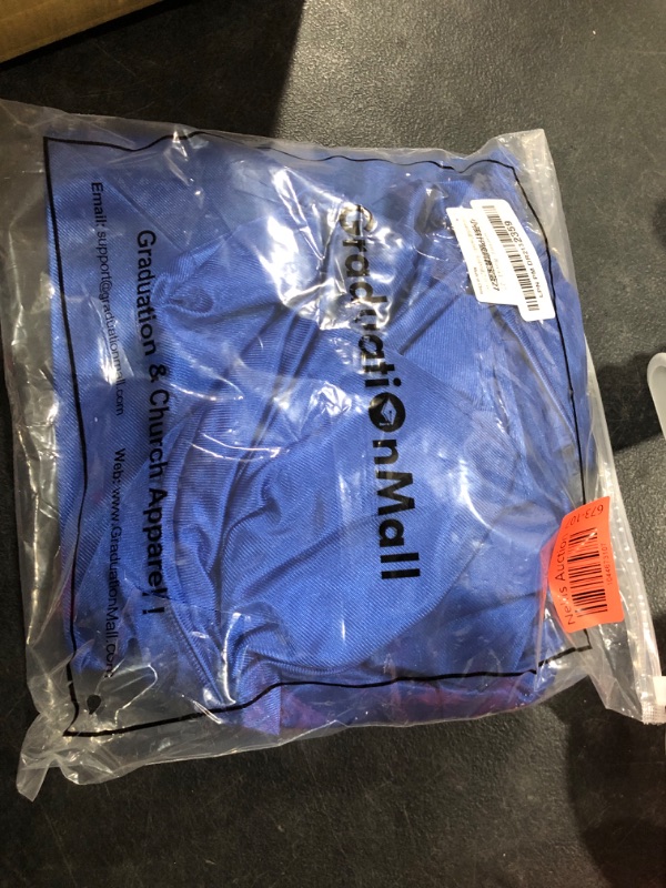 Photo 1 of GraduationMall Preschool Graduation Cap Gown Stole Package with 2024 Tassel, Certificate Royal Small 27(3'6"-3'8")