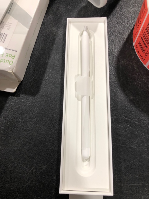 Photo 1 of Apple Pencil Pro: Latest Model - Device Compatibility Check Required - Pixel-Perfect Precision, Tilt and Pressure Sensitivity, Perfect for Note-Taking, Drawing, and Art. Charges and Pairs Magnetically
