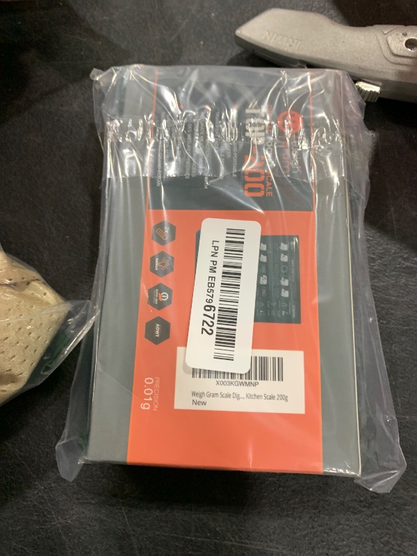 Photo 1 of Weigh Gram 200g Digital Pocket Gram Scale 0.01g Accuracy, 200g x 0.01g Mini Digital Grams Scale, Small Food Scale, Jewelry Scale, Ounces Grains Scale With100g Calibration Weight