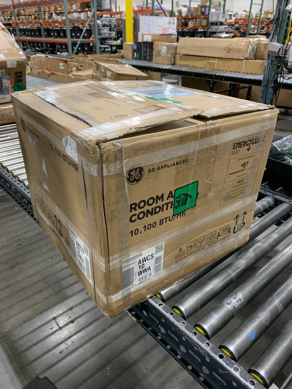 Photo 1 of GE AWCS10WWA Window Air Conditioner, Wi-Fi Enabled, Energy-Efficient Cooling for Medium Rooms up to 450 sq ft, 10,000 BTU, White
