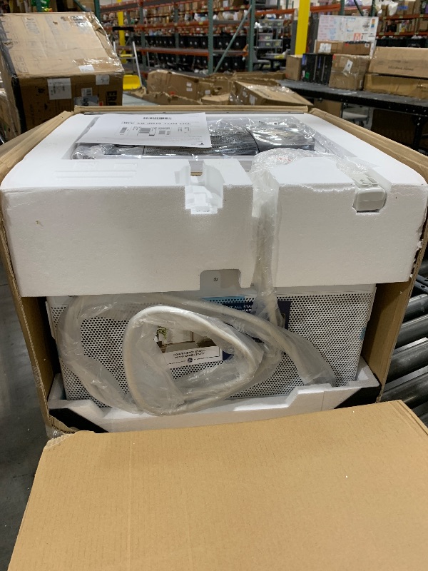 Photo 1 of GE AWCS10WWA Window Air Conditioner, Wi-Fi Enabled, Energy-Efficient Cooling for Medium Rooms up to 450 sq ft, 10,000 BTU, White