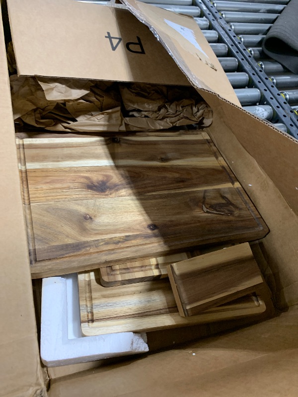 Photo 1 of KOLWOVEN Wood Cutting Boards for Kitchen - Set of 3, Wooden Cutting Board Set 