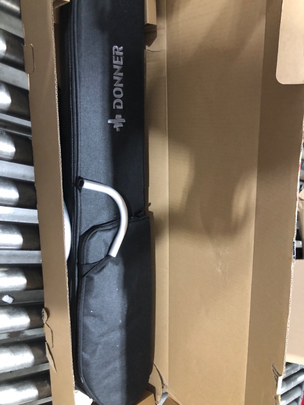 Photo 1 of Donner HUSH I Guitar For Travel - Portable Ultra-Light and Quiet Performance Headless Acoustic-Electric Guitar, Maple Body with Removable Frames, Gig Bag, and Accessories