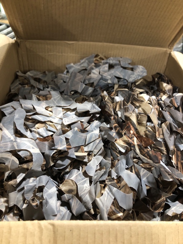 Photo 1 of FLYEGO Camo Netting Camouflage Netting, Bulk Roll Mesh Nets Camouflage Nets Military Surplus for for Hunting Blind Sunshade Car Cover Party Decorations (19.68ft*19.68ft/6m*6m, Dry Grass)