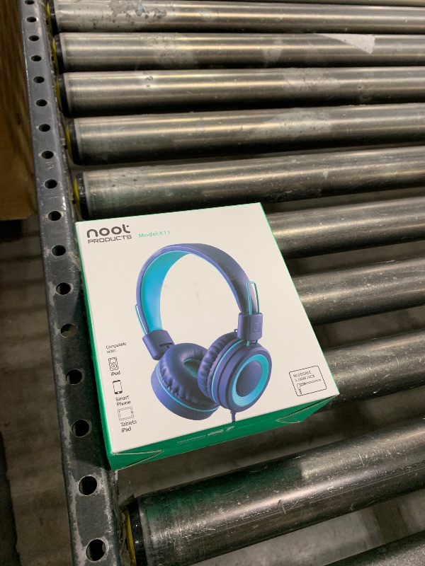 Photo 1 of Kids Headphones - noot products K11 Foldable Stereo Tangle-Free 3.5mm Jack Wired Cord On