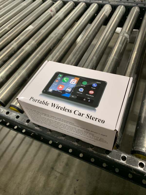 Photo 1 of WECAMTX 2025 Portable Wireless Carplay/Android Auto Screen for Car,7 Inch HD Touch Screen Car Play with Bluetooth,FM,Mirror Link for All Cars
